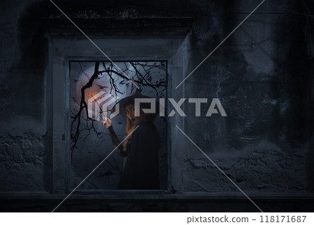 Halloween mystery concept 118171687