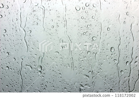 Raindrop on the glass Raindrop on the glass 118172002