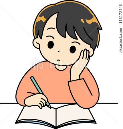 男孩在學習 118172548
