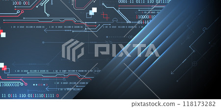 Abstract technology concept. Computer code...-插圖素材 [118173282] - PIXTA圖庫