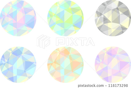 多邊形寶石圖形素材 118173298