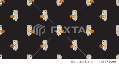 bear polar seamless pattern halloween pumpkin jack o lantern teddy hug vector pet doodle cartoon gift wrapping paper scarf isolated repeat wallpaper tile background illustration design bear polar seamless pattern halloween pumpkin jack o lantern teddy hug vector pet doodle cartoon gift wrapping paper scarf isolated repeat wallpaper tile background illustration design 118173966