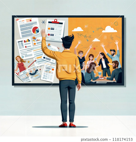 Torn Between Exhausting Work and Joyful Relaxation 118174153