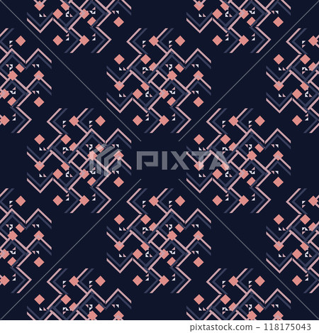 Textile motif seamless pattern. Lux fabric design textile swatch ladies dress, man shirt all over print block. Textile motif seamless pattern. Lux fabric design textile swatch ladies dress, man shirt all over print block. 118175043