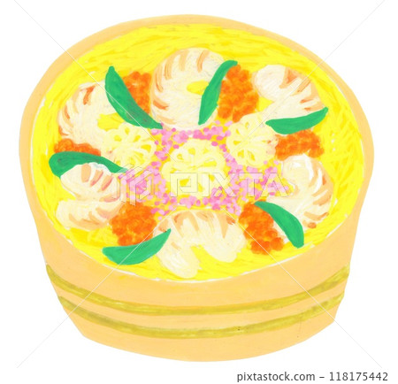 chirashi sushi  chirashi sushi  118175442