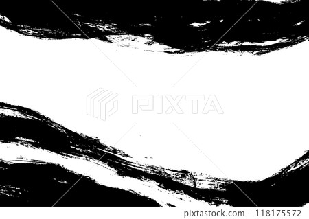 Japanese-style background illustration with lines drawn with a black brush Japanese-style background illustration with lines drawn with a black brush 118175572