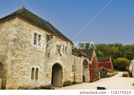 World Heritage Site of Fontenay, Cistercian Abbey, Burgundy, France 118175819