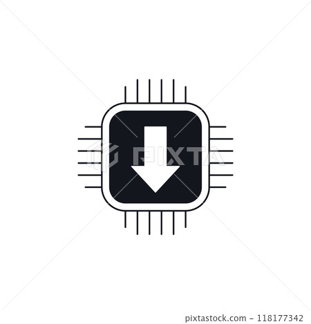 firmware update icon, download hardware drivers firmware update icon, download hardware drivers 118177342