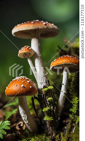 Close up of a mushroom  118177510