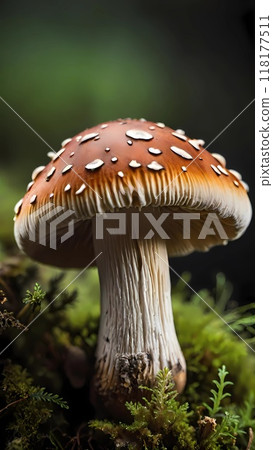 Close up of a mushroom  118177511