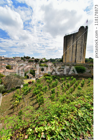Bordeaux, France. The King's Tower in Saint-Emilion, August 15, 2024. Bordeaux, France. The King's Tower in Saint-Emilion, August 15, 2024. 118178873