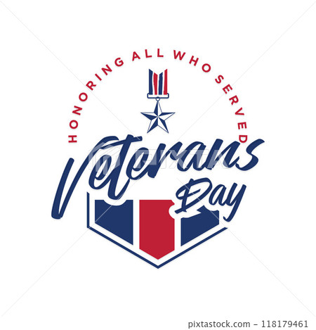 Veterans Day vector concept background for web design Veterans Day vector concept background for web design 118179461