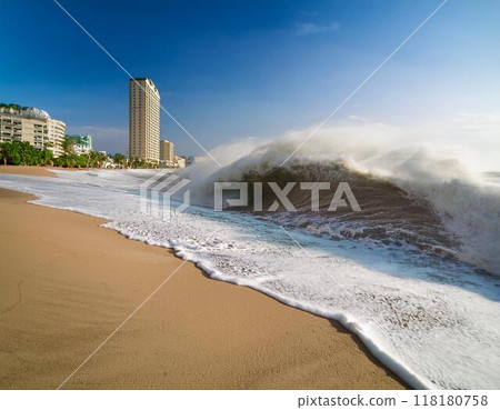 大型海嘯影像 大型海嘯影像 118180758