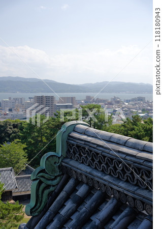 The view from the castle tower The view from the castle tower 118180943