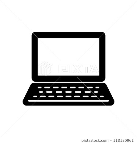 Simple laptop illustration - Stock Illustration [118180961] - PIXTA