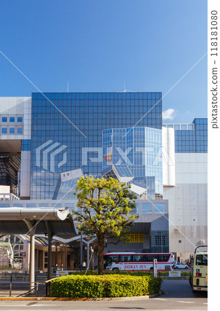 Kyoto Station and Buses in Japan 118181080