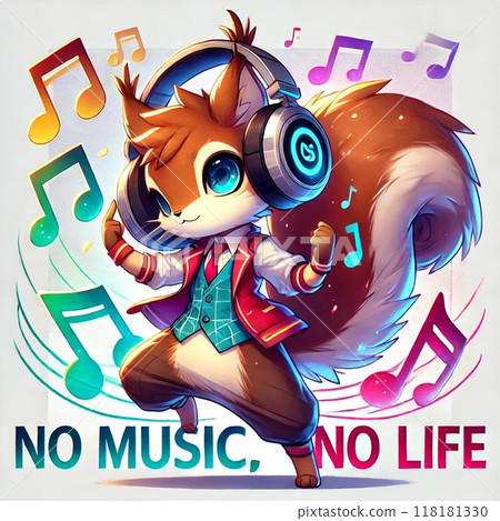 Dancing Squirrel: NO MUSIC, NO LIFE 118181330