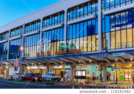 福島縣郡山市郡山站西口旋轉台（夜景） 118181482