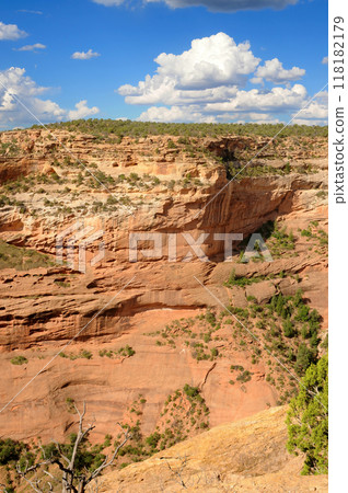 Surrounding Terrain, Cliffs, and Valley Canyon De Chelly Arizona 118182179
