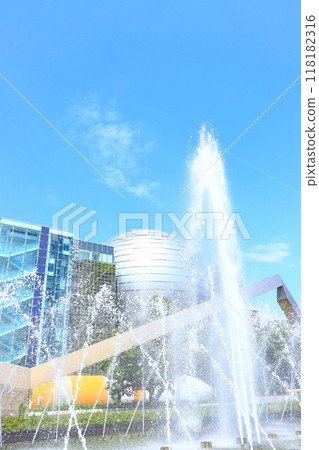 Nagoya City Science Museum and fountain, Nagoya, Aichi Prefecture 118182316