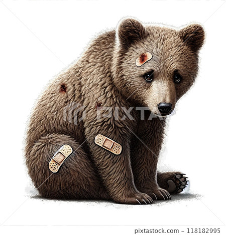 Injured Bear 118182995