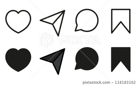 Instagram Media Icons. Like Comment Share Icon Instagram Media Icons. Like Comment Share Icon 118183102