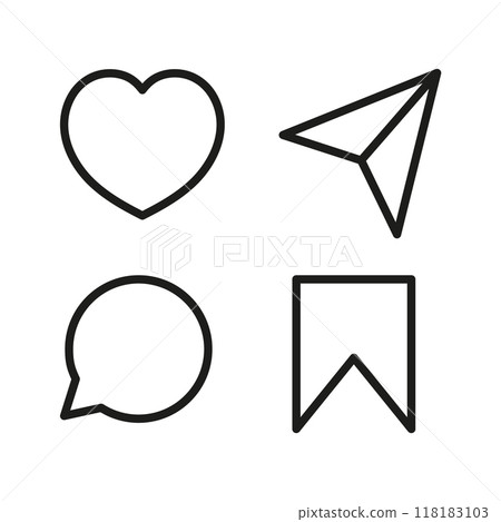 Instagram Media Icons. Like Comment Share Icon Instagram Media Icons. Like Comment Share Icon 118183103