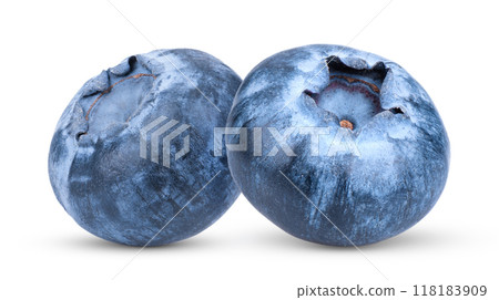 Fresh blueberry isolated on white background Fresh blueberry isolated on white background 118183909