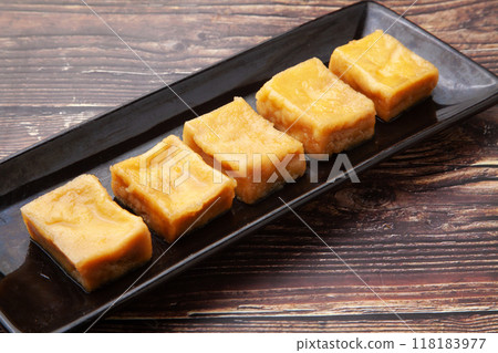 Deep-fried simmered freeze-dried tofu Deep-fried simmered freeze-dried tofu 118183977