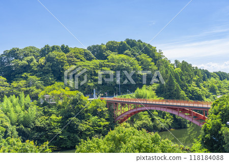 信義大橋和大門水壩公園的壯麗景色 118184088