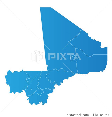 Mali district Country land Map 118184935