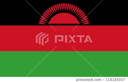 Malawi flag national material design 118185037