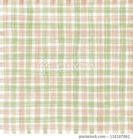 Sage Green Beige Brown Gingham Check Hand Drawn Background Overlay Sage Green Beige Brown Gingham Check Hand Drawn Background Overlay 118187062