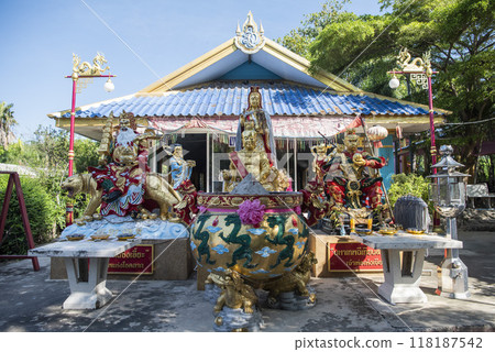 THAILAND PRACHUAP HUA HIN HUTSADIN CHINESE TEMPLE THAILAND PRACHUAP HUA HIN HUTSADIN CHINESE TEMPLE 118187542