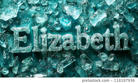 Aquamarine Crystal personalized name postcard perfect for decor. 118187936