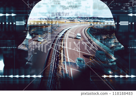 Vehicle detection system and wireless vehicle communication network. 118188483