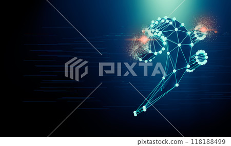 Networked music and cloud music sharing.3d illustration. Networked music and cloud music sharing.3d illustration. 118188499