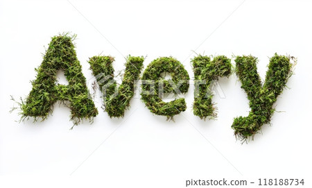 Moss personalized name postcard perfect for decor. 118188734