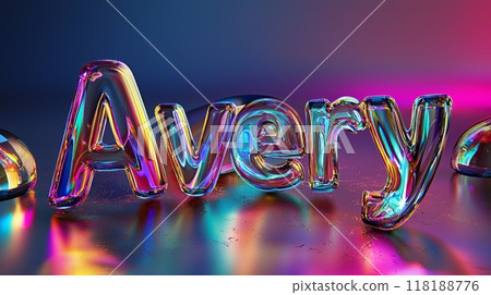 Holo Glass personalized name postcard perfect for decor. Holo Glass personalized name postcard perfect for decor. 118188776