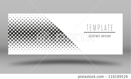 Monochrome design for background, cover, screensaver, website and creative idea. Layout for interior design, corporate style and decorative creativity 118189526