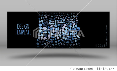 Abstract color design template for background, cover, screensaver, website and creative idea. Layout for interior design, corporate style and decorative creativity 118189527