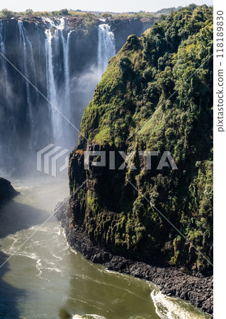 Victoria Falls as seen from the Bridge Victoria Falls as seen from the Bridge 118189830