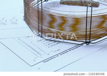 capillary columns for gas chromatographic analysis. equipment for analytical chemistry 118190348