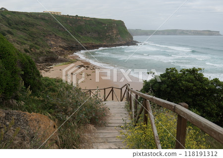 path leading to the sea path leading to the sea 118191312