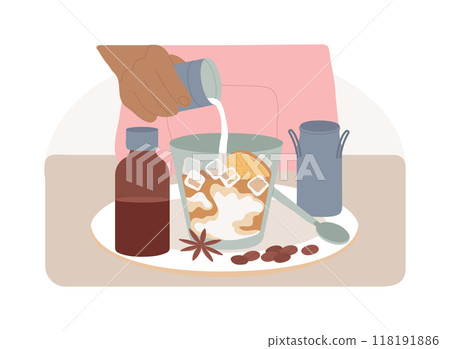 Cold brew isolated cartoon vector illustrations. 118191886