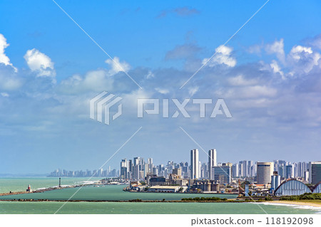 View of the port and the city of Recife View of the port and the city of Recife 118192098