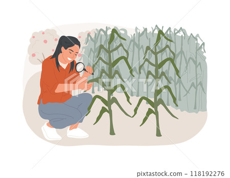 Biological control of plant disease isolated cartoon vector illustrations. Biological control of plant disease isolated cartoon vector illustrations. 118192276