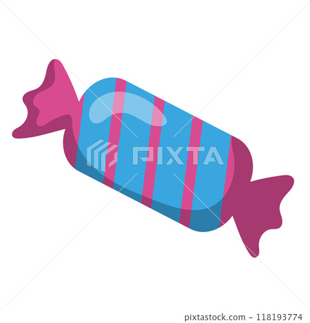 Colored detailed candy icon Vector 118193774