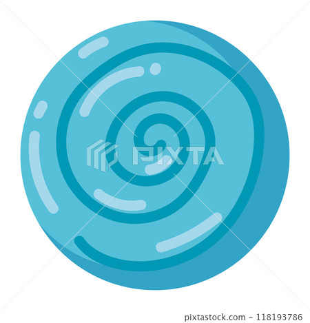Colored detailed candy icon Vector 118193786