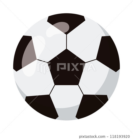 Soccer ball icon Sport equipment Vector 118193920